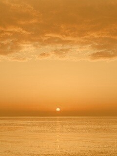 Багровый закат обои