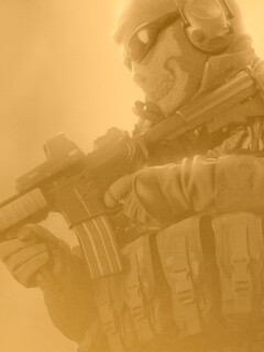 Солдат в маске обои