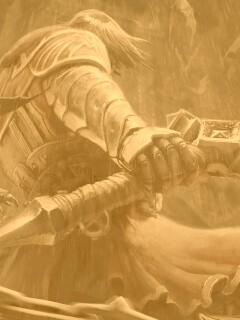 Воин с булавой обои