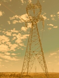 Линии электро передач обои