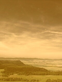 Вид на равнину обои