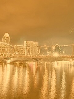 Ночной город обои