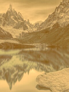 Горное озеро обои