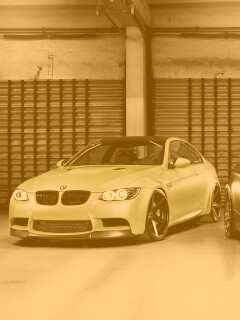 Черный и зеленый BMW M3 обои