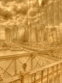 Вид с моста обои