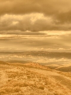 Горы в HDR обои