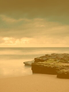 На берегу обои