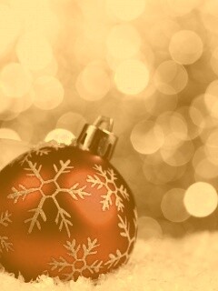 Новогодние игрушки обои