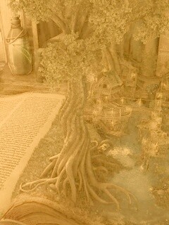 Волшебный мир на страницах книги обои