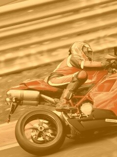 Красный мотоцикл обои