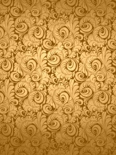 Черный фон с узорами и завитками обои