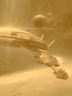 Корабль Normandy обои