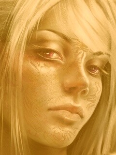 Молодая светлая эльфийка обои