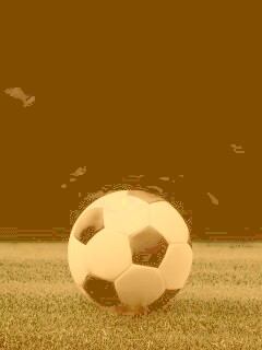 Футбольный мяч на темном поле обои