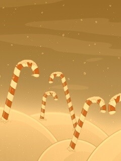 Леденцы в сугробах обои