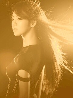 Стройная азиатка обои