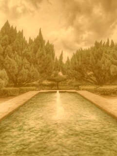 Фонтан в заповеднике обои