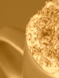 Кофе со сливками и шоколадом обои