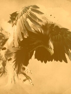 Скетч с орлом обои