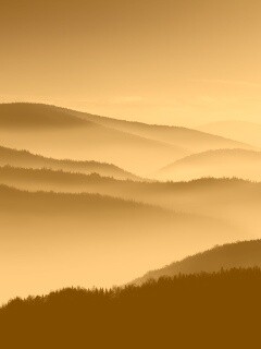 Туманные горы обои