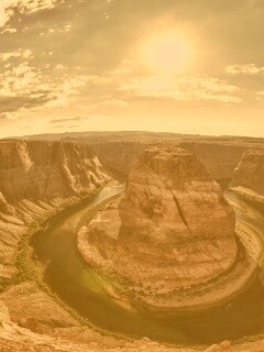 Каньон летом обои