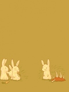 Заяц-каннибал обои