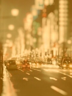 Игрушечный город огней обои