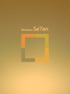 Квадратное лого Windows Seven обои