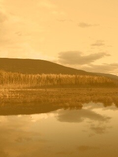 Осеннее озеро обои