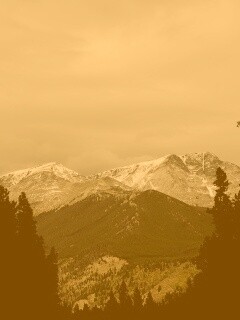 Вид на горы обои