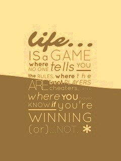 Жизнь - игра обои