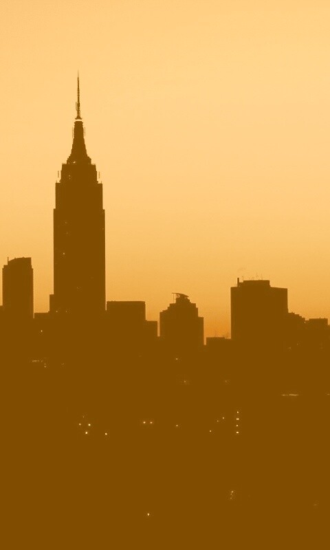 Утренний город обои