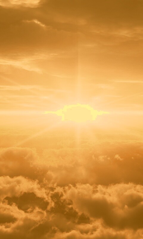 Небеса и солнце обои