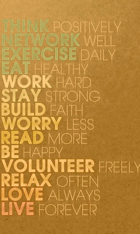 Think possitively обои