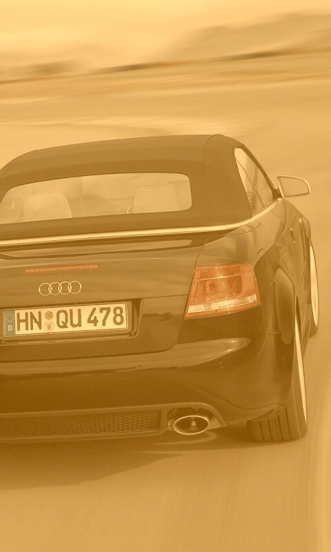 Audi RS 4 с тряпичной крышей обои