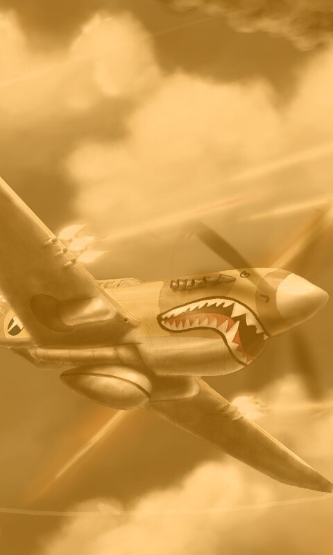 Истребитель акула обои