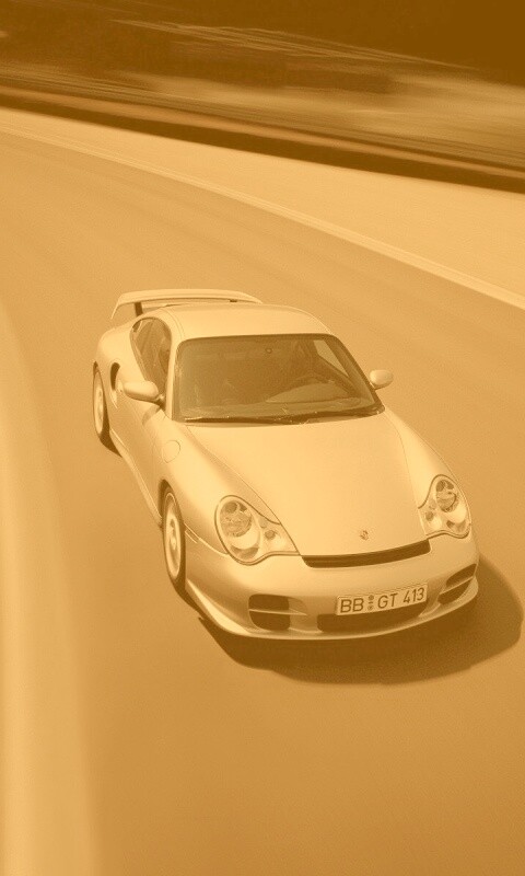 Порше на треке обои