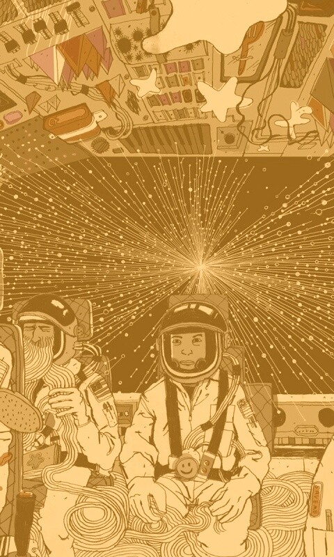 Упоротые космонавты обои