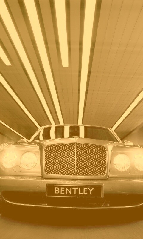 Бентли в тоннеле обои