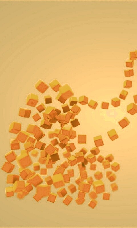 Сердце из кубиков обои