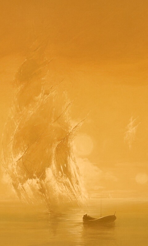 Призрачный парусник обои