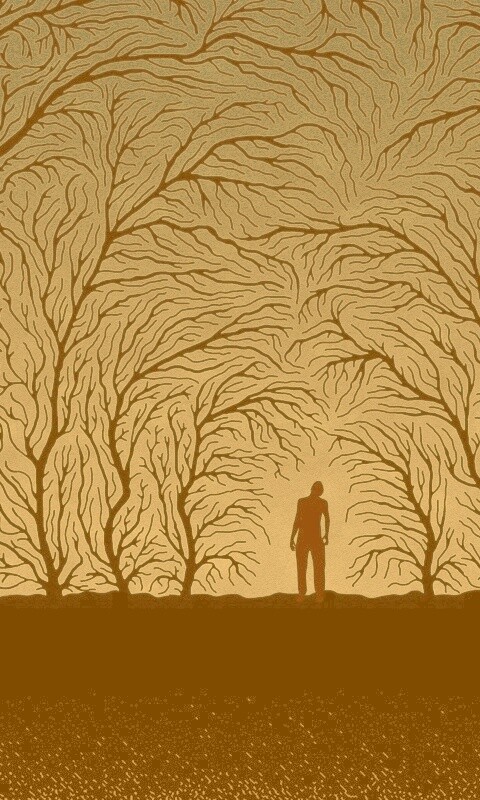 Смыкающиеся деревья обои