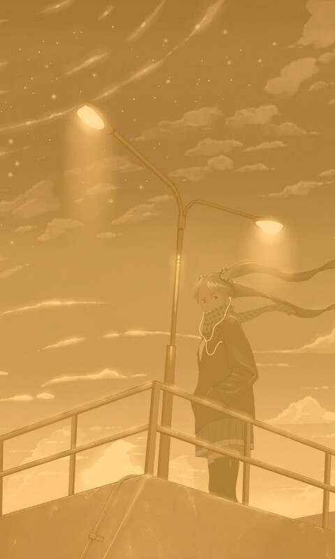 Под фонарем обои