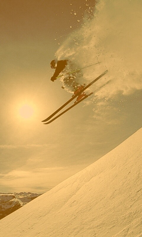 Горнолыжник обои