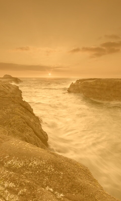 Каменистый пролив обои