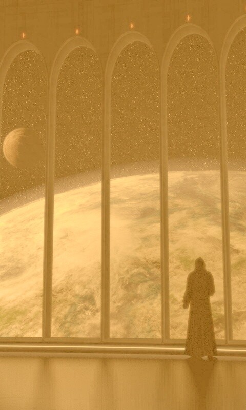 Вид на планету обои