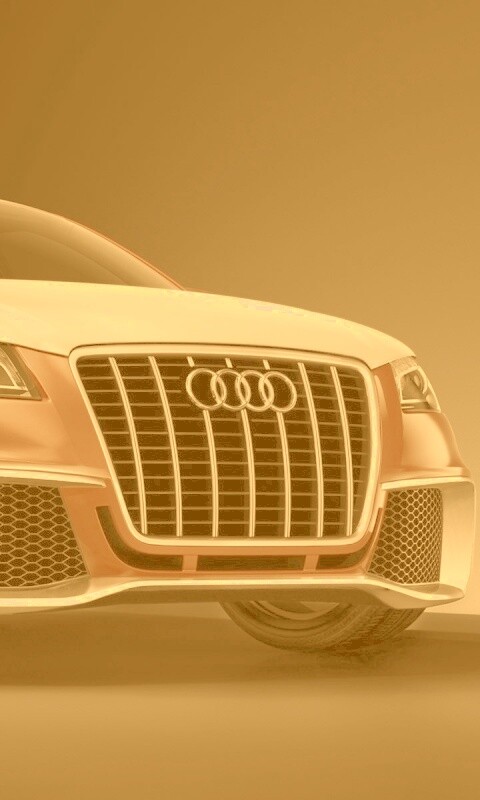 Красный Ауди обои