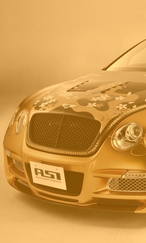 Золотой Бентли обои