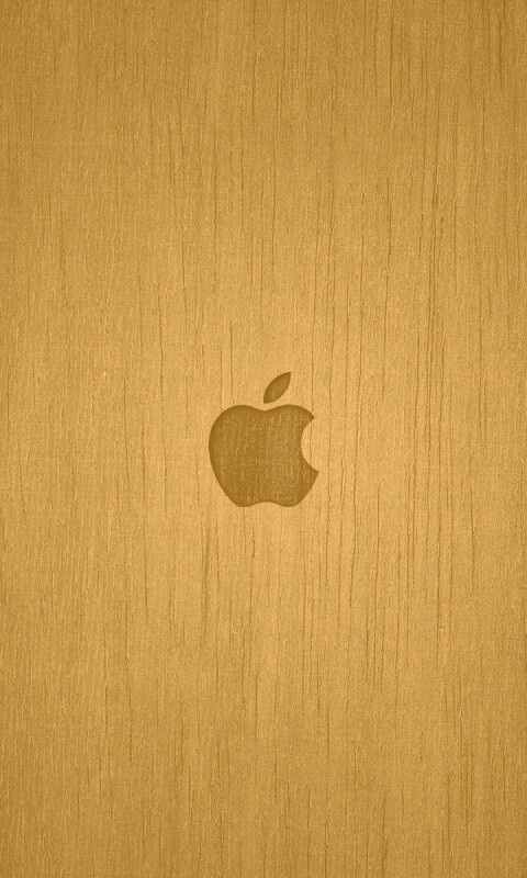 Логотип Apple на доске обои