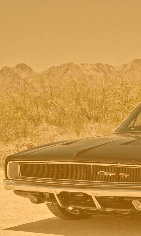 Черный Додж обои